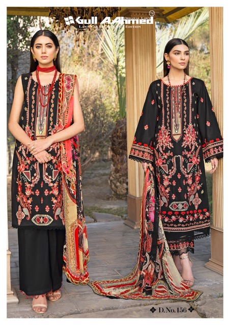 Gull Ahmed Lawn Collection Vol 16 Karachi Cotton Dress Material 